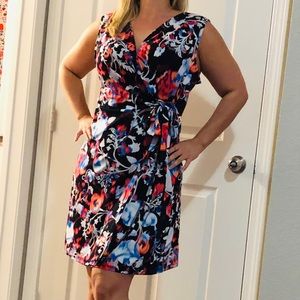 Bright Beautiful Dana Buchman Wrap Dress